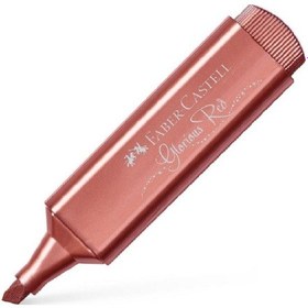 Resim Faber-Castell Fosforlu Kalem 46 Metalik Kırmızı 