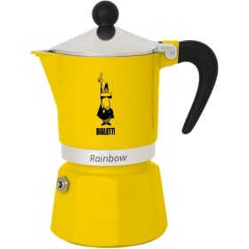 Resim Feyza Design Şık Sarı Mokapot, 6 Cup, Kahve Keyfi Için Mükemmel Seçenek 