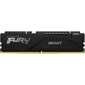 Resim Kingston FURY Beast DDR5 16GB 5200MT/s DDR5 CL36 DIMM Masaüstü Oyun Belleği Tek Modül - KF552C36BBE-16 