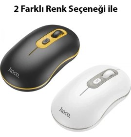 Resim Hoco GM21 Platinium 1600DPI 2.4g Bluetooth Kablosuz Optik MOUSE-(5775) 