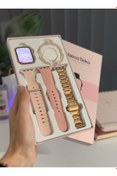 Resim Mi7a Haino Tekno G9 Rose Gold Akıllı Saat (3 Kordon Ve 1 Bileklik) 