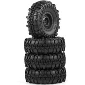 Resim Honmex Austar 1/10 Rc Kamyon Lastikleri 4 Adet - Kauçuk, 110mm Çap, 12mm Hex, Tırmanma Araçları İçin Traxxas, Axial Scx10, D90 