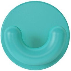 Resim Smilee Turkuaz Ahşap Çocuk Odası Askılık 15 x 9 cm 
