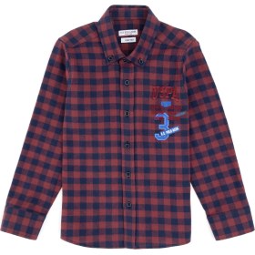 Resim U.s. Polo Assn. Erkek Çocuk Kırmızı Gömlek Desenli 50309718-VR171 
