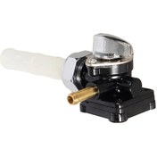 Resim Teltree Alüminyum 22mm Dış Vida Yakıt Valfi Anahtarı - Harley Flst Fxst Flt Fxd 1995-2001 Uyumlu Siyah 