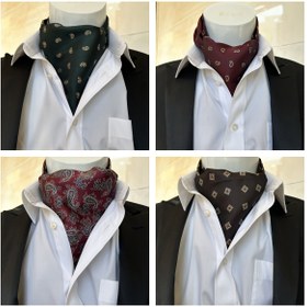 Resim 1 adet Erkek Paisley Desenli Eşarp, İş, Günlük ve Parti Kullanımı İçin Uygun 