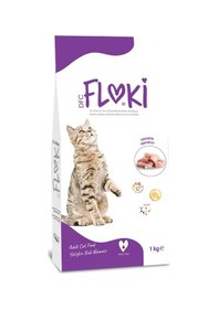 Resim Floki Tavuklu Yetişkin Kedi Maması 1 KG 