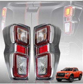 Resim ISUZU D-MAX SAĞ + SOL ARKA STOP LAMBASI TAKIMI LEDLİ 2020--2021 
