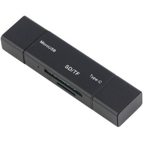 Resim Dizüstü Bilgisayar İçin Süper Yüksek Hızlı Otg Cep Telefonu Adaptörü Tip-c Kart Okuyucu 