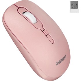 Resim Everest Smw-89 USB Pembe 2.4ghz Kablosuz Mouse 