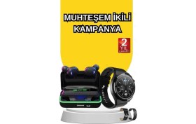 Resim Pileli Store Yeni Nesil Akıllı Saat ve Bluetooth Kulaklık Titreşim Bildirimleri Uyku Takibi 