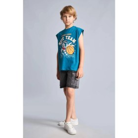 Resim DeFacto Looney Tunes Bisiklet Yaka Atlet Erkek Çocuk H8316A826HS 