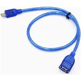 Resim 5 Pin Mini Usb Erkek - Usb Dişi Kablo 20Cm 