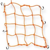 Resim Motosiklet Bagaj Filesi Ahtapot 16 Gözlü Motor Kask Bağlama Eşya Taşıma Filesi Neon Turuncu Standart 