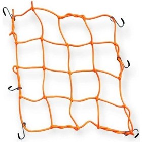 Resim Motosiklet Bagaj Filesi Ahtapot 16 Gözlü Motor Kask Bağlama Eşya Taşıma Filesi Neon Turuncu Standart 