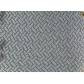 Resim Bohem Sandalye Kılıfı Yeni Model Sandalye Örtüsü Jakarlı Tuğla Desen 1 Adet Gri 