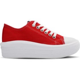 Resim Slazenger SUN Kadın Sneaker Koşu & Yürüyüş Ayakkabısı Kırmızı 