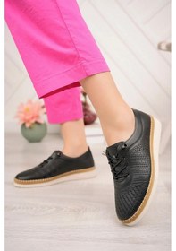 Resim Norfix 3643 Lastik Bağcıklı Ortopedik Günlük Kadın Ayakkabı 001 