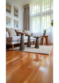 Resim Ahşap Mantar Sehpa 3 Lü Set Ceviz Renk Sehpa Takımı Kahverengi 