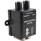 Resim Mufunye Evrensel Araba Amfisi Hoparlör Bas Kontrol Cihazı Rca O Ses Regülatörü Kontrol Düğmesi Kazanç/frekans Ayarı 