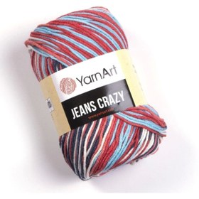 Resim Yarnart Jeans Crazy Ebruli El Örgü Ipi Ebruli-7208 
