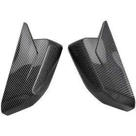 Resim Karbon Fiber Dikiz Aynası Kapağı Kaplaması - Karbon Fiber Araçlar İçin Mükemmel Uyum 