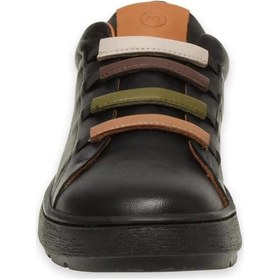 Resim Mammamia D24ka-85 Yumuşak Deri Günlük Kadın Ayakkabı Siyah 