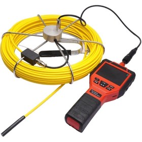 Resim QBH Ks05pl90-30m | 30 m Fiberglass Yılan Tipi Boroskop Kamera – 3.5″ Lcd, 8.5 mm Uç 
