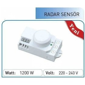 Resim Cata Ct-9185 Radar Hareket Sensörü Beyaz 