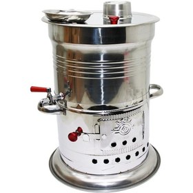 Resim ÖZ-EL ZHT6442 10 L Tek Musluk Piknik Semaveri Inox 