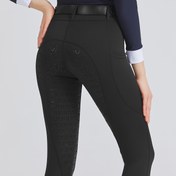 Resim Bahar/Yaz Profesyonel Tam Silikon Dar Yüksek Esneklik At Biniciliği Pantolon Binicilik Pantolonları Kemer Olmadan Silikon Pantolonlar At Biniciliği Spor Pantolonları 