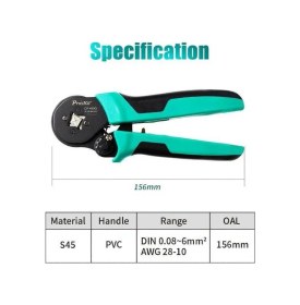 Resim Proskit Cp-460g Yac-8 Kablo Pim Sıkıcı 