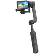 Resim porodo 2 Eksenli Gimbal Telefon Kamera Stabilizatörü Aydınlatmalı FPV Titreşim Önleyici 