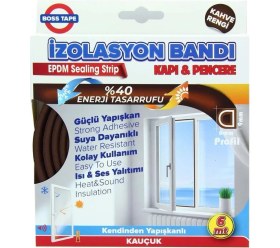 Resim Geseus Epdm Pencere Izalasyon Bantı Izalasyon Fitili 9mmx6 mt 