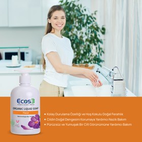 Resim Sertifikalı Organik Sıvı Sabun - Floral - 500 ml 