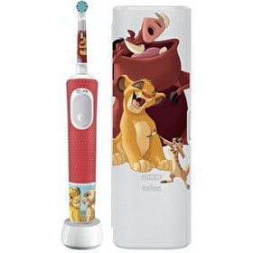 Resim Oral-B Vitality Pro Lion King Özel Seri Çocuklar İçin Şarj Edilebilir Diş Fırçası 