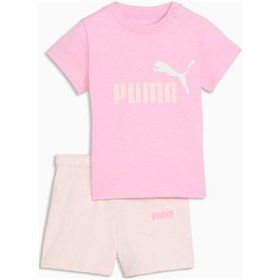 Resim Puma Minicats Essentials Bebek 2'li Takım 686285-75 Pembe 