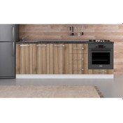 Resim Minar 230 Cm Mutfak Dolabı Beyaz Dore 230-D6-Alt Modül Beyaz 