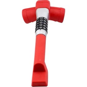 Resim Quartz Realm Araba T Şeklinde Direksiyon Simidi Hırsızlık Anti-Hırsızlık Kilidi Geri Çekilebilir Kanca Kilidi Geri Çekilebilir Hırf Karşı Kombin (Yurt Dışından) 