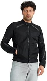 Resim Scudo Rio Siyah Erkek Motosiklet Ceketi 
