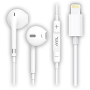 Resim MTL iPhone SE 3 (2022) Uyumlu Tak Çalıştır Stero Lightning Kulaklık MT-A295 