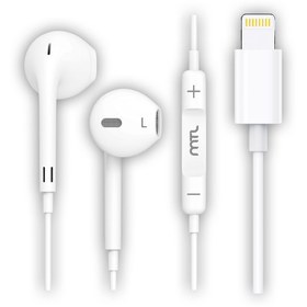 Resim MTL iPhone SE 3 (2022) Uyumlu Tak Çalıştır Stero Lightning Kulaklık MT-A295 