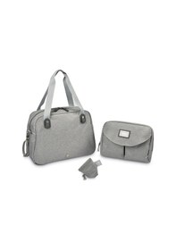 Resim Beaba Geneva Iı Bebek Bakım Çantası Heather Gri 44x26x30 Cm 