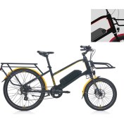 Resim Carraro E-Lorry 2.1 26 Jant Elektrikli Bisiklet (Mat Siyah Kırmızı Gri) 