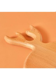 Resim Deer Ahşap Kesme Tahtası Naturel 21x30 Cm Ahşap 