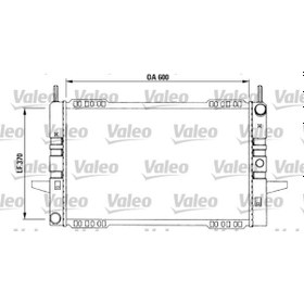 Resim VALEO 730968 Motor Su Radyatoru Sierra 2.9 Efi 87-93 Olcu: . (39 X 370 X 600) 1647739 (WP919551) 