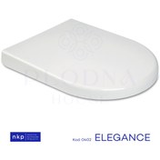 Resim Plodna House D-form Duroplast Elegance Yavaş Kapanan Melamin Klozet Kapağı 
