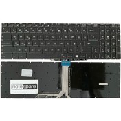 Resim Notespare Msi Ile Uyumlu Gs73vr Stealth Pro 7rf Notebook Klavye Işıklı Siyah Tr Rgb Kontrollü Versiyon 