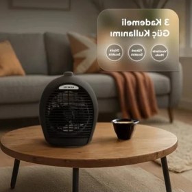 Resim Esranın Dünyası 2000 W Güç Kapasitesine Sahip Fanlı Isıtıcı 