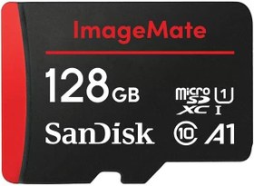 Resim SanDisk Adaptörlü 128GB ImageMate microSDXC UHS-1 Hafıza Kartı - 120MB/s, C10, U1, Full HD, A1 Micro SD Kart - SDSQUA4-128G-AW6KA 